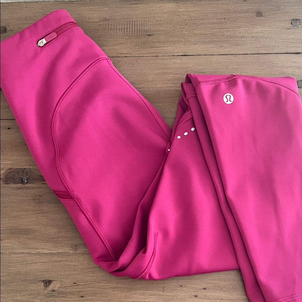 Lululemon Pink High-Rise Leggings